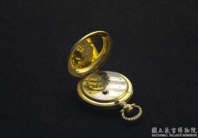 图片[3]-Pair of “Bovet” pocket watches with pearls and painted enamel , 19th century-China Archive